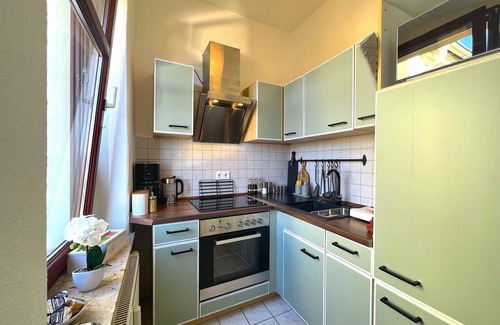 Meissen Apartment | Gemütliche Fewo mit Terrasse Netflix Parkplatz Weinbergeblick