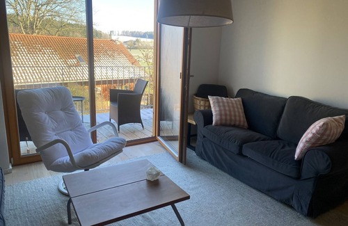 Ueberlingen Apartment | Cozy Vacation Apartment with Balcony on Organic Farm