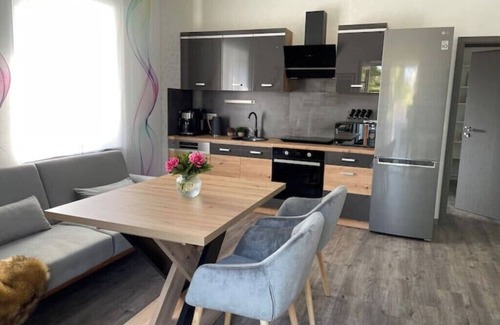 Huenfeld Apartment | Cozy Apartment with Balcony in Hünfeld - Family Friendly Stay