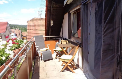Eussenheim Apartment | Inviting Retreat with Balcony, Family-Friendly Amenities