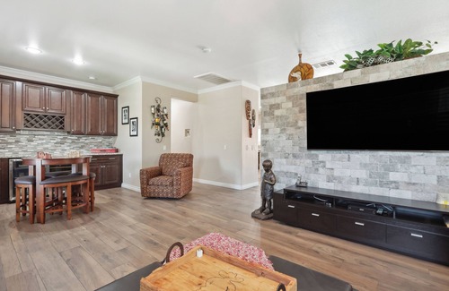 Desert Hot Springs House | Relaxing Desert Hot Springs Home with Pool & Golf Access