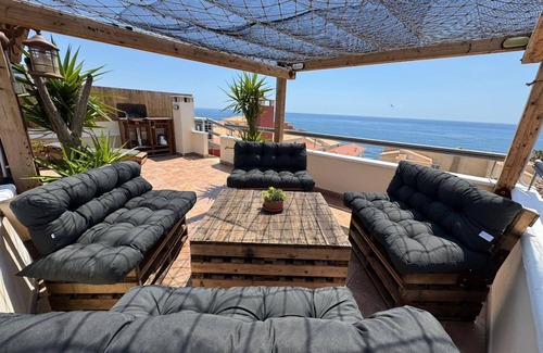 Villaricos Apartment | Oceanfront Penthouse with Spa & Ocean Views – 10/10 Rated