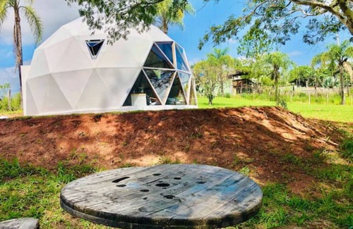 Santa Branca House | Unique Geodesic Dome Retreat Under the Stars Awaits You
