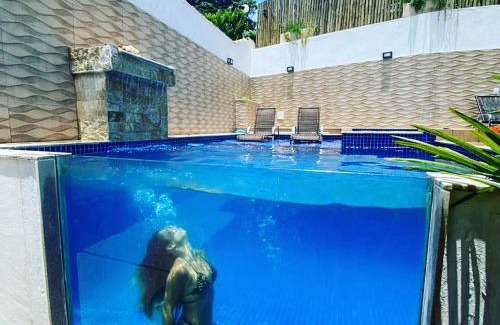Alto de Buzios House | Geribá: Glass Pool & Hot Tub with Oceanfront Views