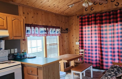Savery Cabin | Cozy Getaway Cabin with Spa and Hot Tub in Savery, WY