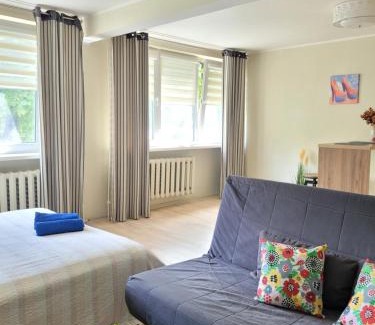Kaunas Apartment | Cozy Linkuvos Apartments with Separate Entrance for Families