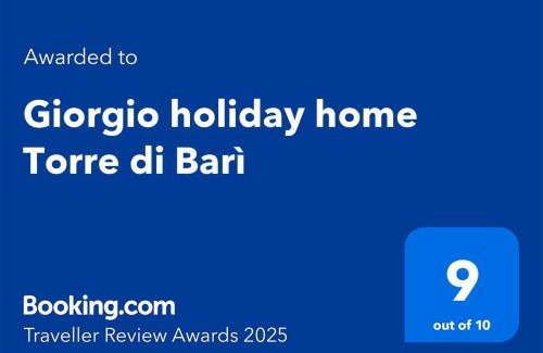 Torre di Bari Apartment | Giorgio Holiday Home Torre di Barì: Child-Friendly Retreat