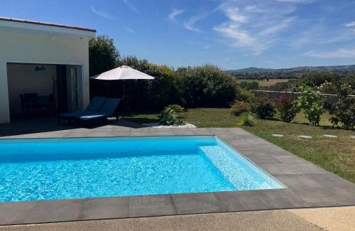Saint-Andeol-le-Chateau House | Tranquil Gite BamBou with Pool & Oceanfront Views