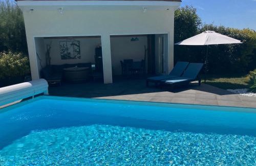 Saint-Andeol-le-Chateau House | Tranquil Gite BamBou with Pool & Oceanfront Views