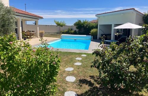 Saint-Andeol-le-Chateau House | Tranquil Gite BamBou with Pool & Oceanfront Views