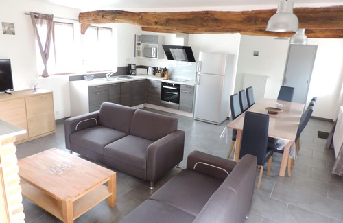 Houdetot House | Cozy Gite with Fireplace, Sauna & Oceanfront Views