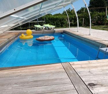 Plougonvelin House | Gite de Kernaet: Family-Friendly Stay with Pool & Ocean Views