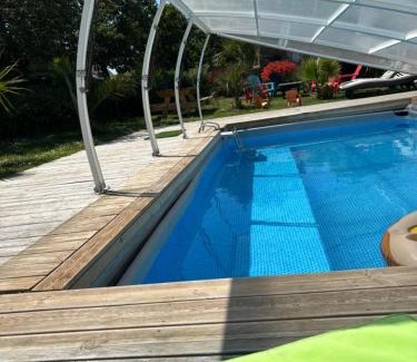Plougonvelin House | Gite de Kernaet: Family-Friendly Stay with Pool & Ocean Views