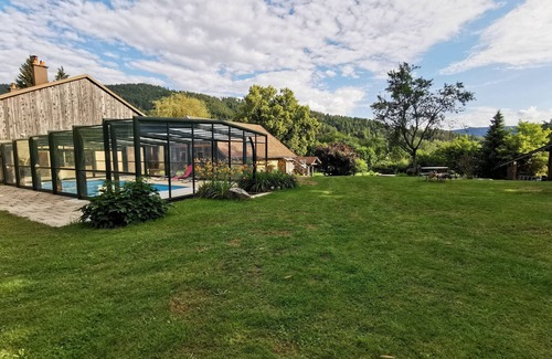 Gerbamont Ski Chalet | Gite de la Bourbatte - Relaxing Spa & Pool Retreat near Gerardmer