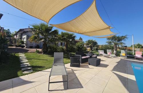 Saint-Maigrin House | Gite du Passignac: Oceanfront Retreat with Family-Friendly Pool