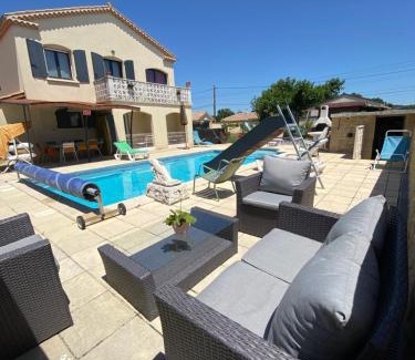 Saint-Barthelemy-de-Vals Apartment | Family-Friendly Gite Esprit Etape with Pool & High Rating
