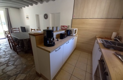 Saint-Andre-dAllas House | Gite La Salamandre: Ocean View Retreat with Spa & Breakfast
