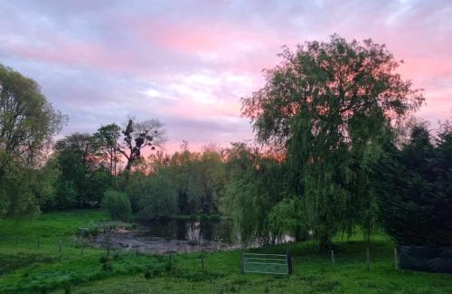 Saint-Josse Apartment | Relaxing Gite "LES CHARMES" with Queen Bed & Pond View