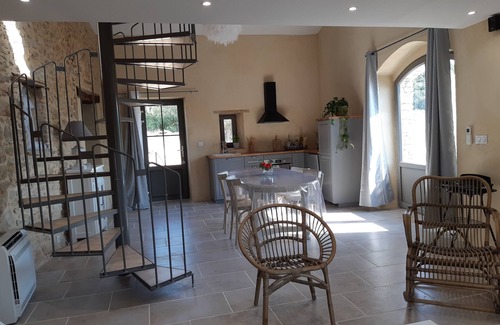 Saint-Marcel-de-Careiret House | Gite of Mas Sourlin: Newly Renovated with Pool & Spa