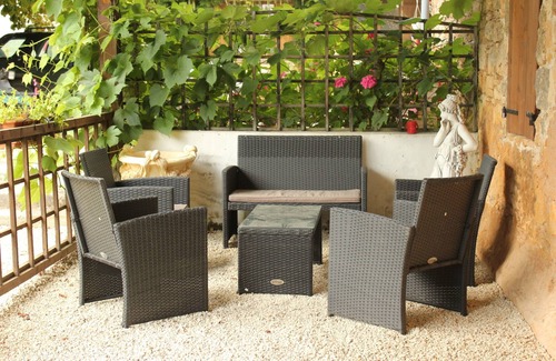 Lacapelle-Biron Cottage | Relax at Gites de Peyrounou, Le Chêne: Pool & Ocean View