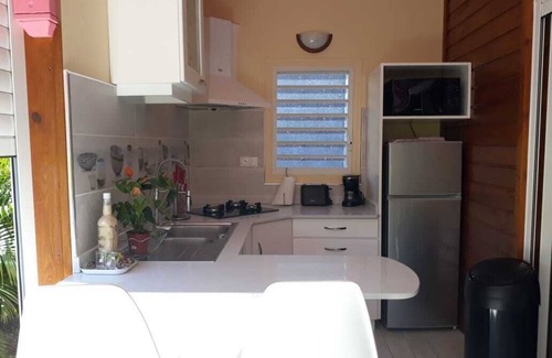 Anse-Bertrand House | GITES FLEURS D ABEILLES - Bungalow with Pool and Spa