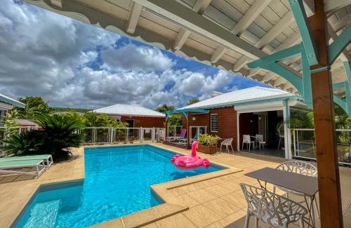 Anse-Bertrand House | Gites Fleurs d'abeilles: Oceanfront Haven with Pool & More