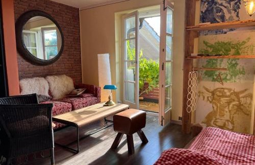 Kempten Apartment | Glückliche Kuh-Villa - Achtsamer Rückzugsort mit Traumgarten, Schwimmteich & Raum zum Sein bis 18 Personen - Allgäu