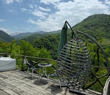 Khelvachauri Other | Experience Glamping Machakhela with a Relaxing Hot Tub