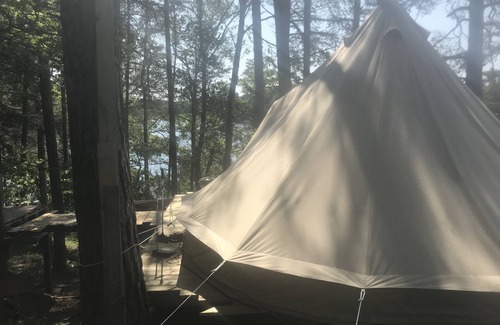 Varmdo RV Rental | Charming Glamping Myttinge with Private Beach & Ocean Views