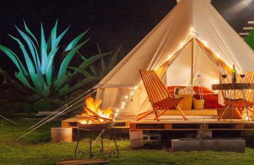 Nanacamilpa Other | Experience Glamping Octli: Family & Pet-Friendly Retreat