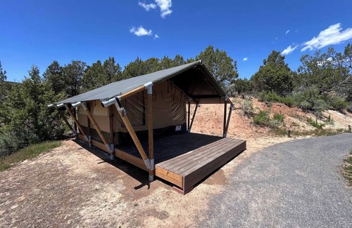 Collbran RV Rental | Glamping Safari Tent One