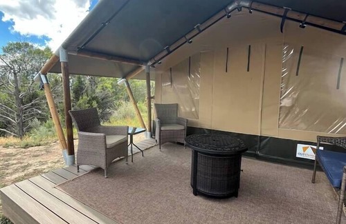 Collbran RV Rental | Glamping Safari Tent One