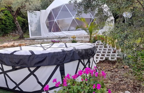 Itri House | Unique Glamping Domes at an Organic EVO Farm Experience