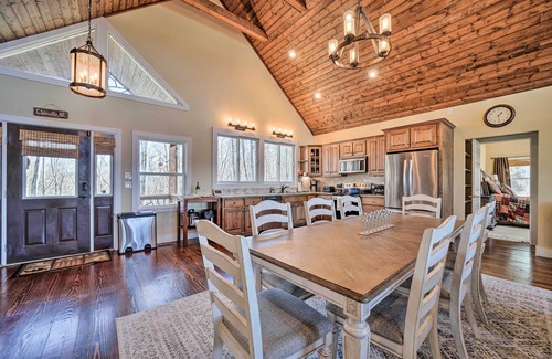 Glenville Cabin | Explore Glenville Serenity Lodge with Lake Views & Spa