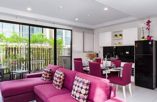 Bophut Apartment | Exquisite Home in Beauty Resort with Ocean View & Spa