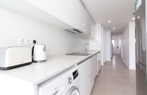 Canet de Berenguer Apartment | Global Properties: Two-terrace flat with sea views and swimming pool in Canet