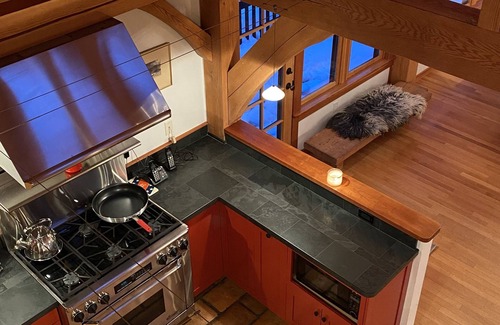 Bolton Valley Ski Chalet | Remarkable Mountain Mansion with Spa & Ocean Views