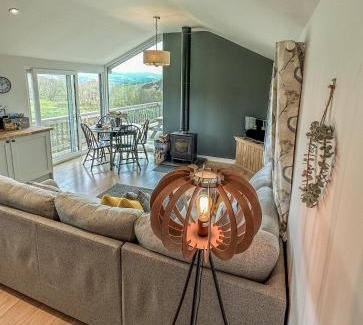 Machynlleth House | Kid-Friendly Glyndwr Way Cabin with Great Guest Reviews