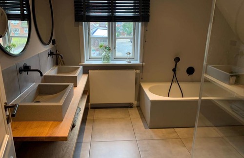 Wyk auf Foehr House | Gmelinstrasse 31a: Oceanfront Retreat with Hot Tub Access