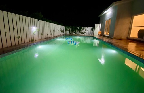 Noida House | Relax at GoBravo Farm: 2Bhk Villa with Pool in Noida