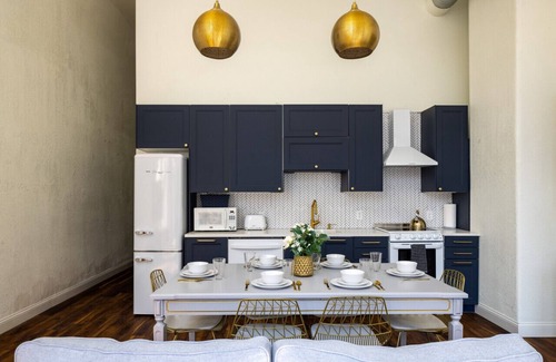 West Main Historic District Condo | Gold Suite by Hollyhock: Executive Living with Pet-Friendly Amenities