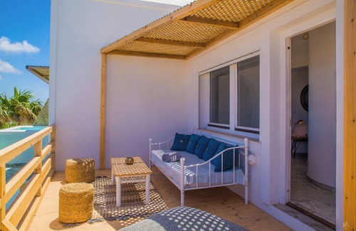 Akrotiri Villa | Gold Suite: Private Hot Tub & Breathtaking Caldera Views