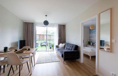Wyspa Sobieszewska Apartment | Discover Golden Sand - Baltic Line: Pet-Friendly Retreat