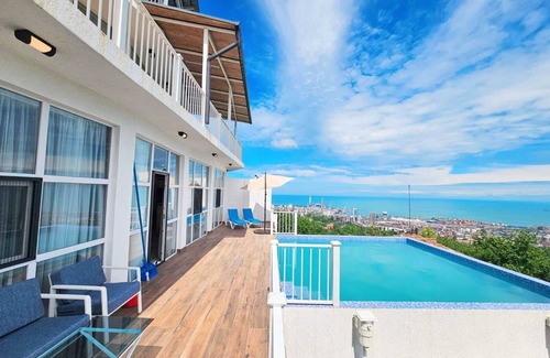 Khelvachauri Villa | Relax at Golden Sunset Batumi: Poolside Bliss Awaits
