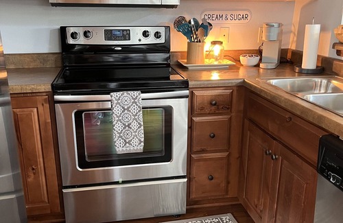 Spirit Lake Cabin | Cozy Family Retreat with Golf Cart, Lake View & Fireplace