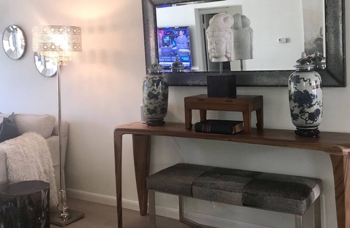 Casa del Mar Condo | Designer Interiors with Golf Course Views and Oceanfront Spa