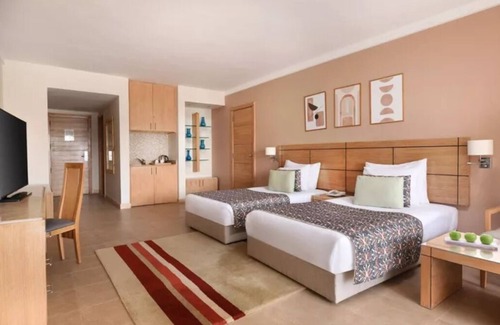 Ain Sokhna Hotel | Golf Courses & Poolside Views | Two Rooms, Private Beach & Kids Playground