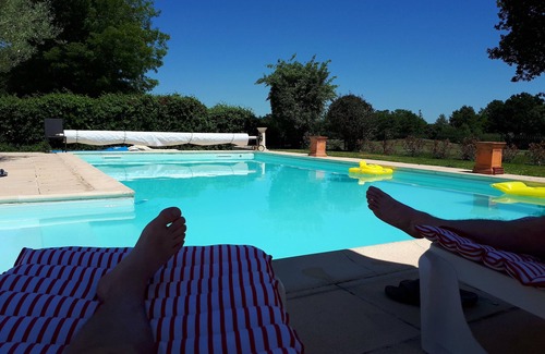 Nesmy Villa | Relax at Golf Villa La Domangère: Pool & Ocean Views