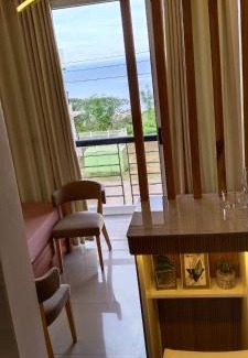Mariveles Apartment | Oceanfront Studio at Camaya Coast with Balcony & Pool