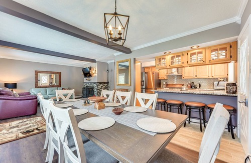North Creek Cabin | Inviting Gore Mountain Cabin with Game Room & Pet-Friendly Deck